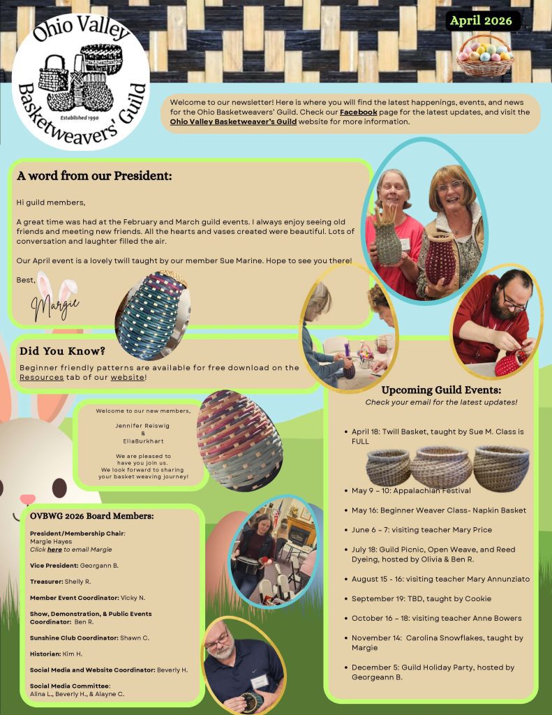 OVBWG Newsletter April 2026